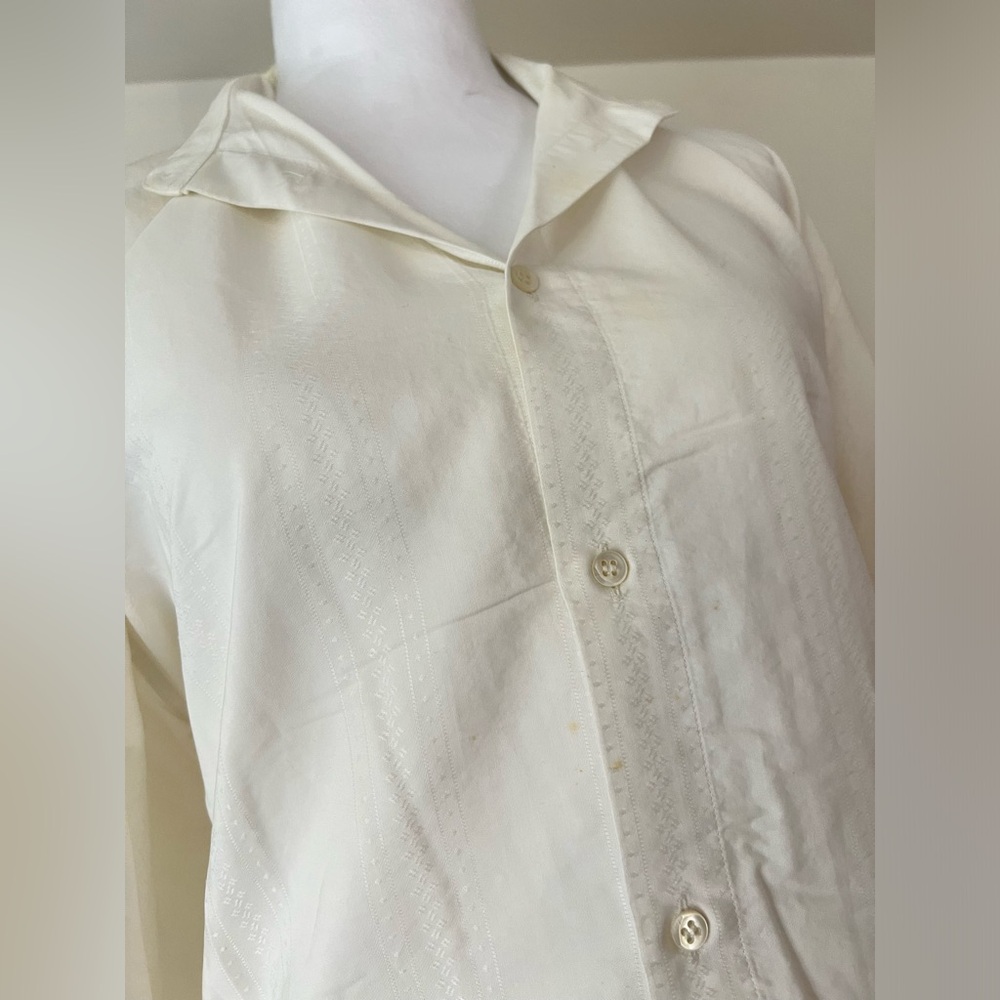 Vintage Gianni Versace Button-Up Shirt – Embroidered – Made in Italy – Size 50